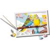 Ravensburger – Lovely Budgies CreArt Paint by Numbers Kit | Fun & Easy DIY Art for Kids Age 9+ | Creative Gift Idea for Birthdays & Holidays