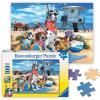 Ravensburger – No Dogs on The Beach – 100 Piece Jigsaw Puzzle – Hilarious Beach Scene of Dogs Dressed for Seaside – Bold Colors – Premium Quality – Ideal Gift – Screen-Free Fun – Children Age 6+(Jigsaw Puzzle)