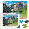 Ravensburger – Pragser Wildsee, Italy – 1000 Piece Jigsaw Puzzle – Stunning, Peaceful Lake with Rustic Boats – Majestic Mountains & Lush Forest – Ideal Gift – Frameable Art – Puzzles for Adults