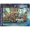 Ravensburger – Riverside Town – 1000 Piece Jigsaw Puzzle – Quaint Village on The Water – Vibrant, Rustic Scene of Yesteryear – Frameable – Premium Quality – Puzzles for Adults(Antique Design)