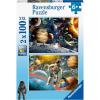 Ravensburger – Space – 100 Piece Jigsaw Puzzle 2 Pack – XXL Pieces for Easier Assembly – Stunning, Bold Space Images – Planets & More – Premium Quality – Ideal Gift – Screen-Free Fun – Children Age 6+