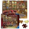 Ravensburger – The Reading Room – 1000 Piece Jigsaw Puzzle – Stunning, Vivid Colors – Books, Knick-Knacks & Overstuffed Chairs – Peaceful Library Scene – Puzzles for Adults