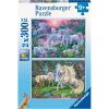 Ravensburger – Unicorns – 300 Piece Jigsaw Puzzle 2 Pack – XXL Pieces – Easy Assembly – Mythical, Mystical Unicorns – Vibrant Colors – Premium Quality – Ideal Gift – Screen-Free Fun – Children Age 9+