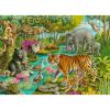 Ravensburger 60-Piece Animals of India Jigsaw Puzzle for Kids | Sturdy, Colorful and Glare-Free | Unique Pieces | Eco-Friendly