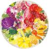 Ravensburger Circle of Colors: Fruits and Vegetables 500 Piece Round Jigsaw Puzzle for Adults & Kids – Unique Softclick Technology | Vibrant Matte Finish | Sustainable Forest Materials