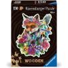 Ravensburger Colorful Fox 150 Piece Wooden Jigsaw Puzzle – 17512 – for Adults and Kids for Age 10 Years Up