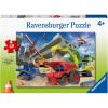 Ravensburger Construction Trucks 60 Piece Jigsaw Puzzle for Kids – 05182 – Every Piece is Unique, Pieces Fit Together Perfectly