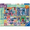 Ravensburger Disney Stitch Bumper Pack 4×100 Piece Jigsaw Puzzle for Kids – Every Piece is Unique, Pieces Fit Together Perfectly