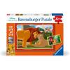 Ravensburger Disney The Lion King: Circle of Life 2×24 Piece Jigsaw Puzzle Set for Kids – Screen-Free Activity Boosts Concentration and Focus