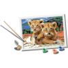 Ravensburger Little Lion Cubs Paint by Numbers Kit for Kids – 23616 – Painting Arts and Crafts for Ages 11 and Up