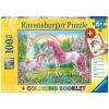 Ravensburger Magical Unicorns 100 Piece XXL Jigsaw Puzzle for Kids – 13698 | Unique, Pieces | Anti-Glare Surface | FSC Certified, Eco-Friendly | Makes a Great Gift for Ages 4 and Up