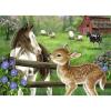 Ravensburger New Neighbors 60-Piece Jigsaw Puzzle – Unique Shape Pieces | Anti-Glare Surface | Ideal for Kids | Perfect Family Fun Activity(New Neighbors)