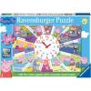 Ravensburger Peppa Pig: Tell The Time 60 Piece Clock Jigsaw Puzzle for Kids – Screen-Free Activity Boosts Concentration and Focus – MESH Accredited
