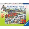 Ravensburger Railway Station Jigsaw Puzzle – Unique 60-Piece Puzzle for Kids, Anti-Glare Surface | FSC-Certified Materials | Great for Developing Skills & Creativity