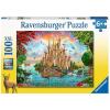 Ravensburger Rainbow Castle 100 Piece XXL Jigsaw Puzzle for Kids – 13285 – Every Piece is Unique, Pieces Fit Together Perfectly