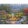 Ravensburger Riverside Livingroom Puzzle – Part of Great Outdoors Series | Unique 300 Piece Challenge for Adults | Softclick Technology Eco-Friendly Materials