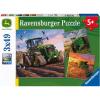 Ravensburger Seasons of John Deere 3 x 49 Piece Jigsaw Puzzle Set for Kids – 05173 – Every Piece is Unique, Pieces Fit Together Perfectly