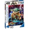 Ravensburger Star Wars The Mandalorian: Grogu’s Journey 776 Piece Large Format Jigsaw Puzzle for Adults – 16916 – Every Piece is Unique, Softclick Technology Means Pieces Fit Together Perfectly(Original Packaging)