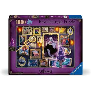 Disney Villainous: Ursula and Figurine 1000 Piece Jigsaw Puzzle for Adults – Every Piece is Unique, Softclick Technology Means Pieces Fit Together Perfectly(New Packaging)