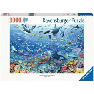 Ravensburger – Colorful Underwater World – 3000 Piece Jigsaw Puzzle – Stunning Imagery – Beautiful & Intricate – Unique Depiction Under The Sea – Premium Quality – Puzzles for Adults