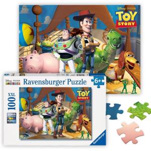 Ravensburger – Disney Pixar Toy Story – 100 Piece Jigsaw Puzzle – Favorite Cast from The Movie – Bright Image of Woody & Friends – Premium Quality – Ideal Gift – Screen-Free Fun – Children Age 6+(Jigsaw Puzzle)