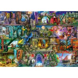 Ravensburger – Myths & Legends – 1000 Piece Jigsaw Puzzle – Stunning, Vivid Colors – Exciting Mythical Scene – Bold Heroes – Scary Villains – Puzzles for Adults(New Design)