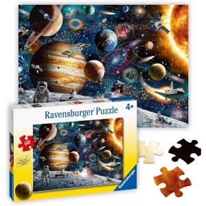Ravensburger – Outer Space – 60 Piece Jigsaw Puzzle – Exciting, Vibrant Colors – Constellations, Planets & More – Larger Pieces – Premium Quality – Ideal Gift – Screen-Free Fun – Children Age 4+
