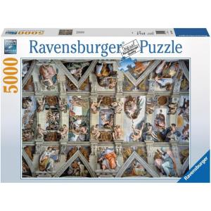 Ravensburger – Sistine Chapel – 5000 Piece Jigsaw Puzzle – Stunning Imagery – Beautiful and Intricate – Unique Ceiling 360 Degree View – Premium Quality – Puzzles for Adults