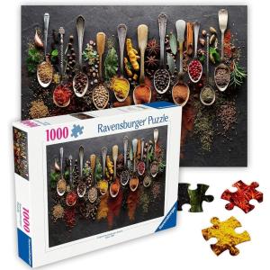 Ravensburger – Spices from All Over The World – 1000 Piece Jigsaw Puzzle – Enticing, Vibrant Spices from Around The Globe – Fresh & Dried – Ideal Gift – Frameable Art – Puzzles for Adults