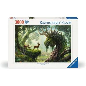 Ravensburger – The Forest Dragon Awakes – 3000 Piece Jigsaw Puzzle – Fantastical, Mythical Scene in Stunning, Bold Detail – Frameable – Premium Quality – Puzzles for Adults