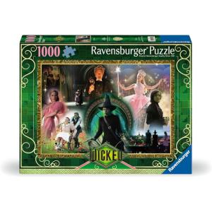 Ravensburger – Wicked: Act I – 1000 Piece Jigsaw Puzzle – Bold, Bright, and Stunning Imagery from The New Version of Wicked – Frameable – Premium Quality – Puzzles for Adults
