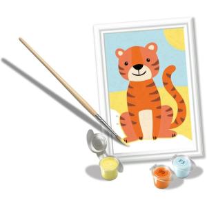 Ravensburger – Wild Tiger CreArt Paint by Numbers Kit | Fun & Easy DIY Art for Kids Age 7+ | Creative Gift Idea for Birthdays & Holidays