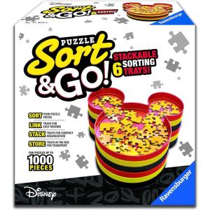 Ravensburger 17975 Disney Mickey Mouse Sort & Go Jigsaw Puzzle Accessory – Sturdy and Easy to Use Plastic Mickey Mouse Head Shaped Sorting Trays for Puzzles Up to 1000 Pieces