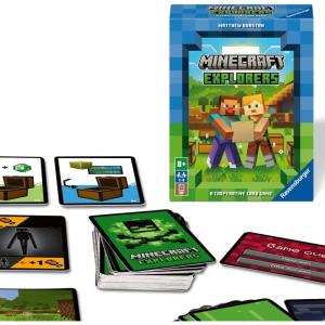 Ravensburger 21580 Minecraft Explorers – Cooperative Card Game for 2-4 People Ages 8 and up