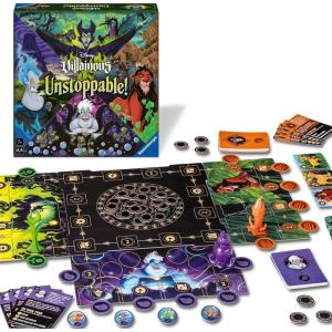 Ravensburger 24828 – Disney Villainous Unstoppable! – A Disney Villainous Family Game – Simple Board Game in The Villainous Universe for 2-4 Players Aged 7+
