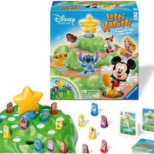 Ravensburger 24875 – Lotti Karotti Disney Edition, Adaptation of The Well-Known Classic Game with Disney Characters, Entertaining Race Game for 2 to 4 Children Aged 4 and Over