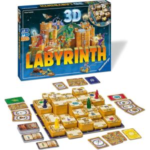 Ravensburger 3D Labyrinth Family Board Game | Easy to Learn Puzzle Game | Engaging Brain Teaser for Kids & Adults | Unique Replay Value