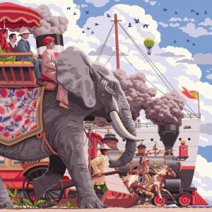 Ravensburger Art & Soul: Around The World in 80 Days – 750 Piece Jigsaw Puzzle with Poster | Captivating Adventure Puzzle | Perfect for Literature Lovers