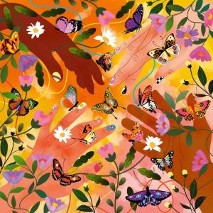 Ravensburger Art & Soul: Flower Festival – 750 Piece Jigsaw Puzzle with Poster | Unique, Vibrant Design | Crafted for Puzzle Enthusiasts