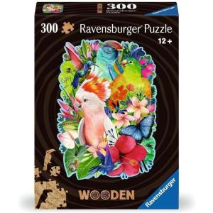 Ravensburger Beautiful Birds Wooden Jigsaw Puzzle for Adults – Every Piece is Unique, Softclick Technology Means Pieces Fit Together Perfectly