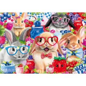 Ravensburger Bunnies and Berries – 35 Piece Jigsaw Puzzle for Kids | Delightful Springtime Fun | Promotes Creativity and Concentration | FSC-Certified