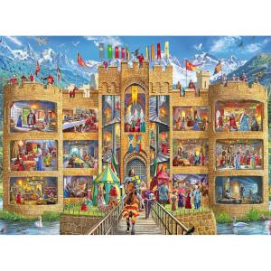 Ravensburger Castle Cutaway – 150 Piece Jigsaw Puzzle for Kids | Medieval Life Theme | Durable Puzzle Pieces | Ideal for Cognitive Development | Great Gift for Ages 4-8