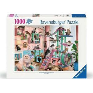 Ravensburger Cat Tree Heaven 1000 Piece Jigsaw Puzzle for Adults – 12000875 – Handcrafted Tooling, Made in Germany, Every Piece Fits Together Perfectly