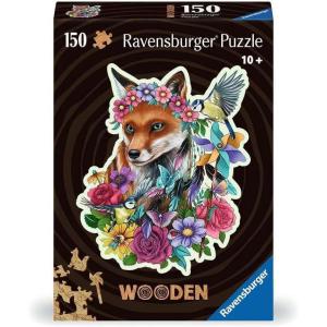 Ravensburger Colorful Fox 150 Piece Wooden Jigsaw Puzzle – 17512 – for Adults and Kids for Age 10 Years Up