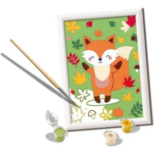 Ravensburger CreArt Fantastic Fox Paint by Numbers Kit for Kids – 20266 – Painting Arts and Crafts for Ages 7 and Up