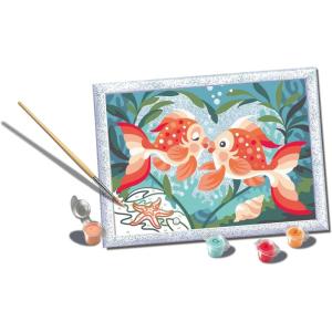 Ravensburger Creart Fish in Love Paint by Numbers Kit for Children