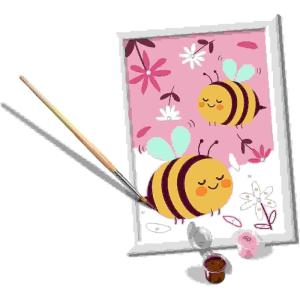 Ravensburger Creart Happy Bumblebees Paint by Numbers Kit for Children