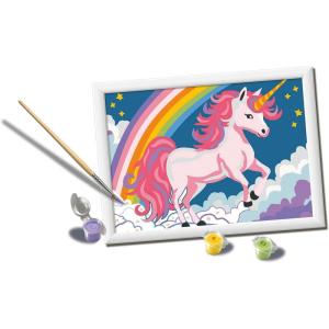 Ravensburger Creart Pink Unicorn Paint by Numbers Kit for Children