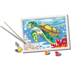 Ravensburger Creart Sea Turtle Paint by Numbers Kit for Children