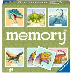 Ravensburger Dinosaur Memory Game – Fun & Fast Brain Teaser for Kids 3+ | Vibrant Dinosaur Images | Easy to Learn for Birthdays and Holidays | Quality Family Time Activity